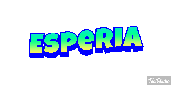 Esperia Effetto testo