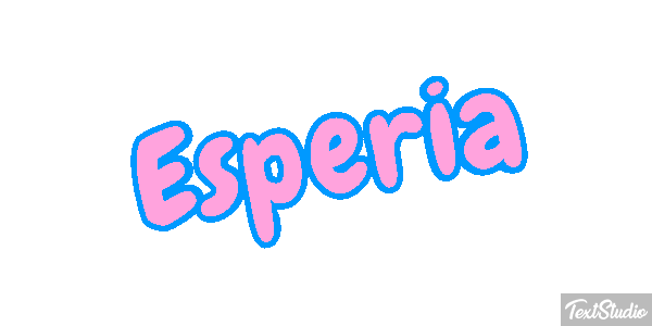 Esperia Effetto testo