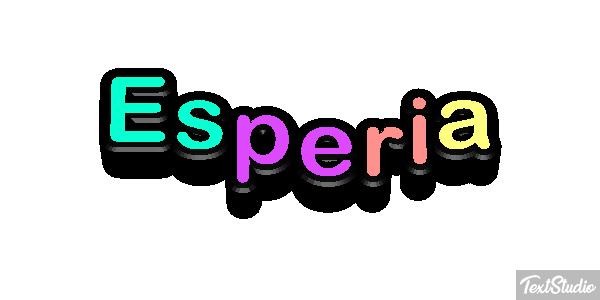 Esperia Effetto testo