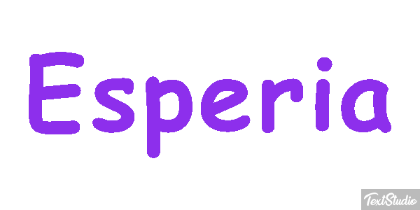 Esperia Effetto testo