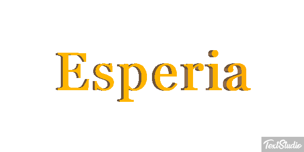 Esperia Effetto testo