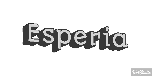 Esperia Effetto testo