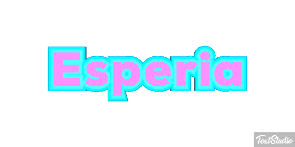 Esperia Effetto testo