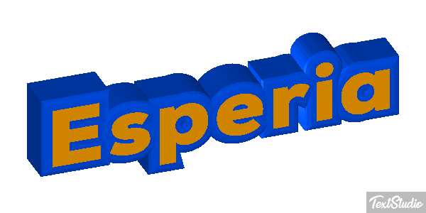 Esperia Effetto testo