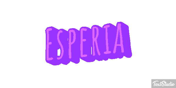 Esperia Effetto testo