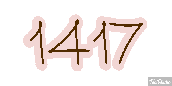 1417 Text effect
