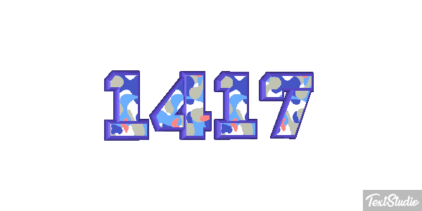 1417 Text effect
