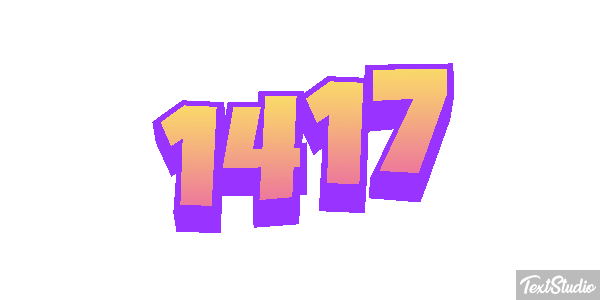 1417 Text effect
