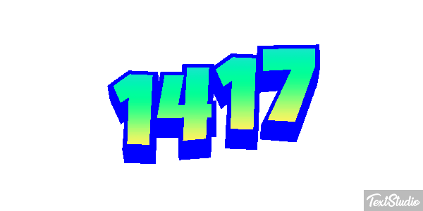 1417 Text effect