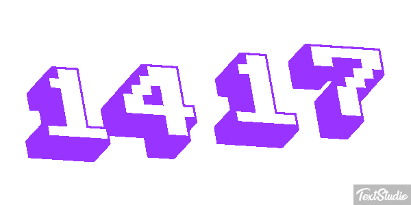 1417 Text effect