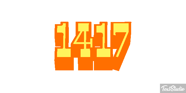 1417 Text effect