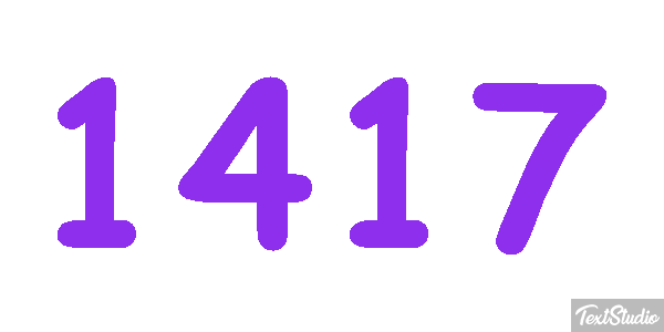 1417 Text effect