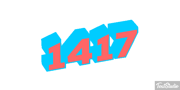 1417 Text effect