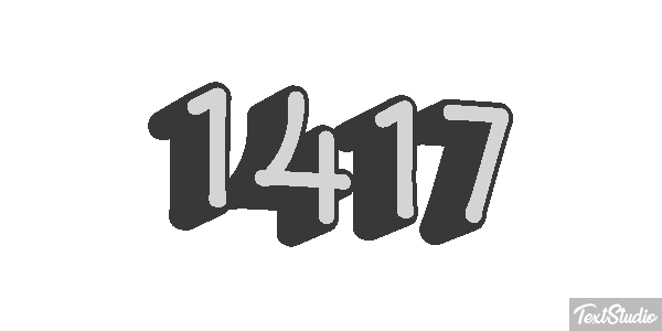 1417 Text effect