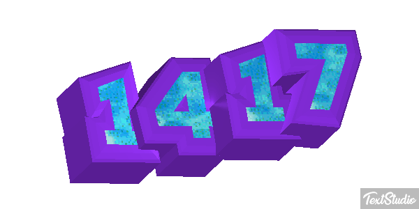 1417 Text effect
