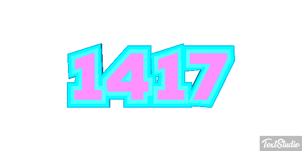 1417 Text effect