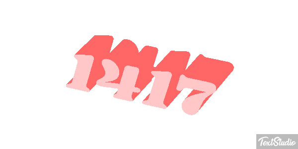 1417 Text effect