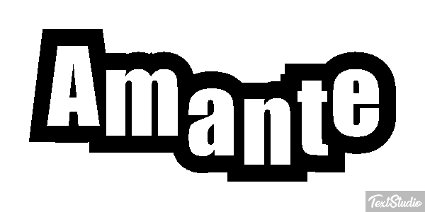 Amante Effet de texte