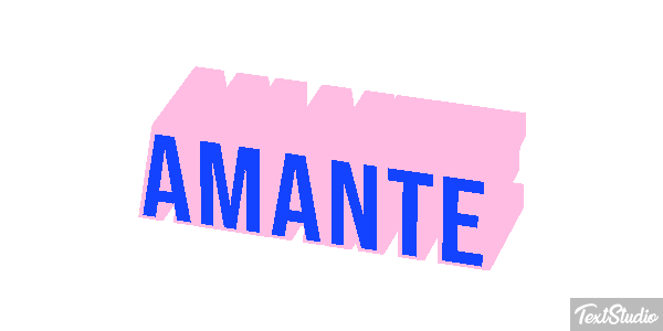 Amante Effet de texte