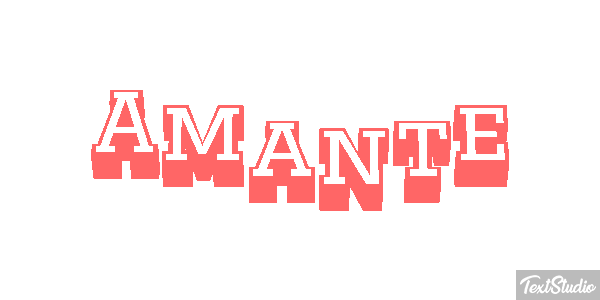 Amante Effet de texte