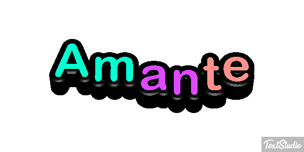 Amante Effet de texte