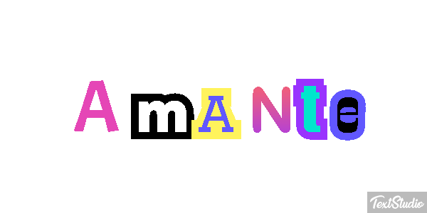 Amante Effet de texte
