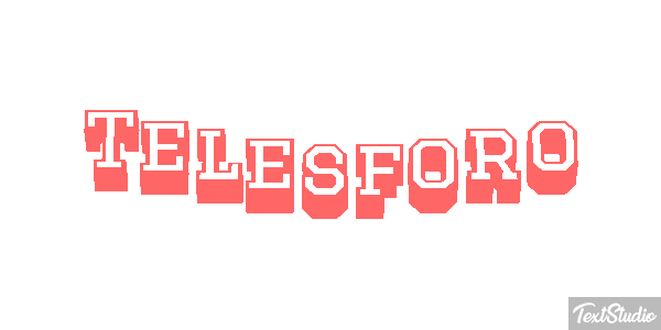 Telesforo Effetto testo