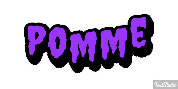 Pomme Text effect