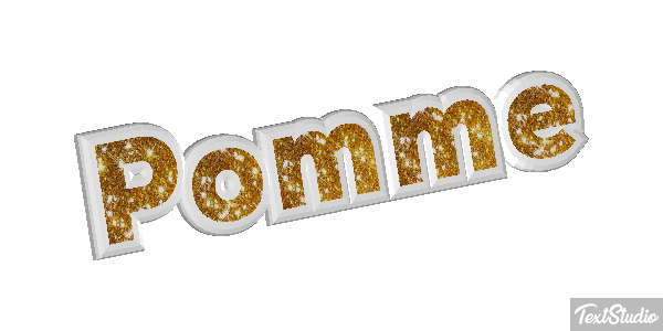 Pomme Text effect