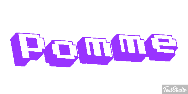 Pomme Text effect