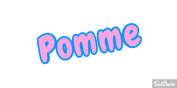 Pomme Text effect