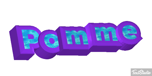 Pomme Text effect