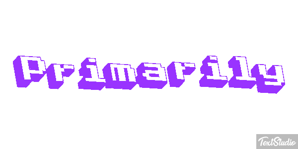 Primarily Tekst effect