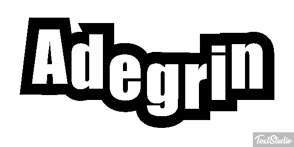 Adegrin Текстовый эффект