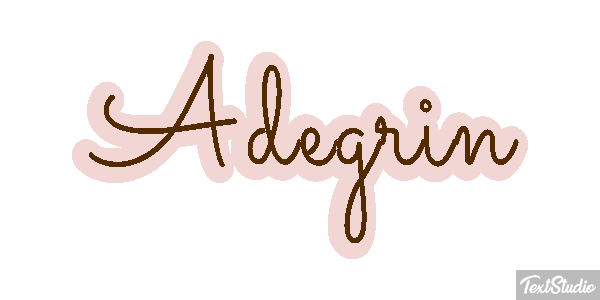 Adegrin Текстовый эффект