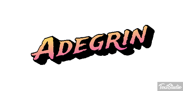 Adegrin Текстовый эффект