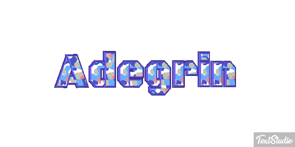 Adegrin Текстовый эффект