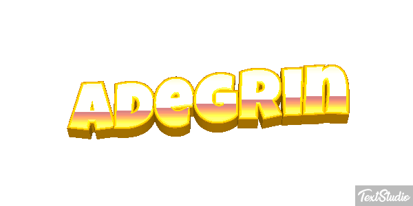 Adegrin Текстовый эффект