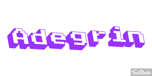 Adegrin Текстовый эффект
