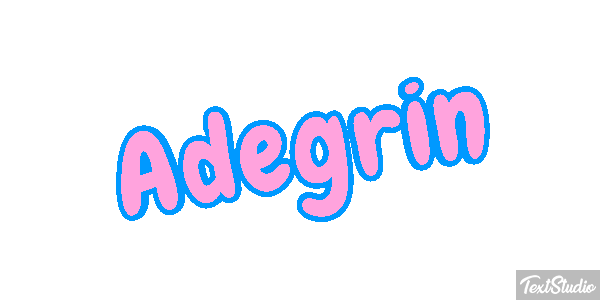 Adegrin Текстовый эффект