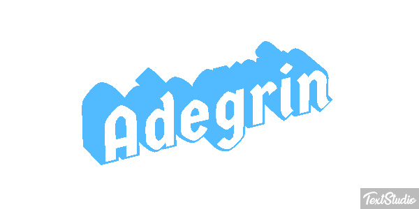 Adegrin Текстовый эффект