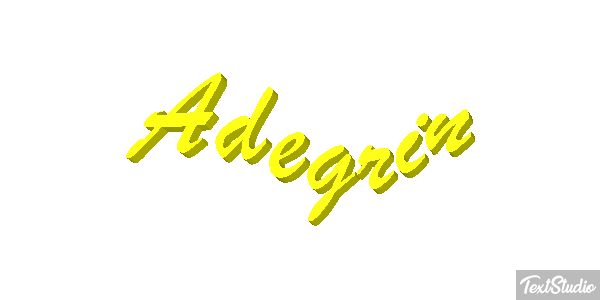 Adegrin Текстовый эффект