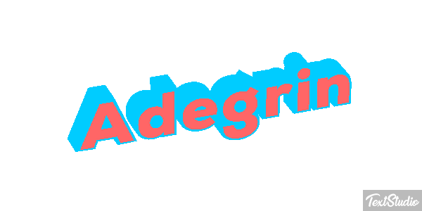 Adegrin Текстовый эффект