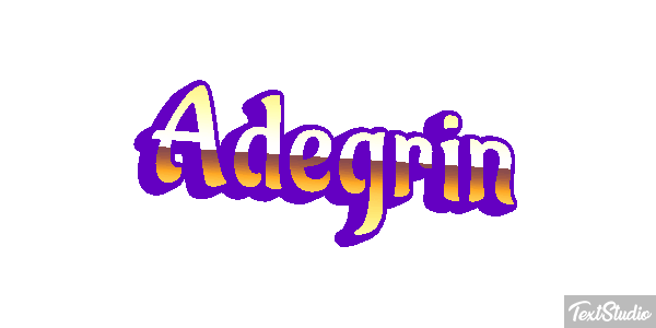 Adegrin Текстовый эффект