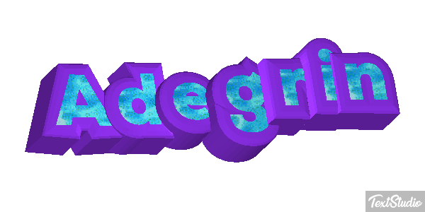 Adegrin Текстовый эффект