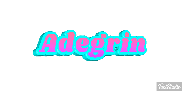Adegrin Текстовый эффект