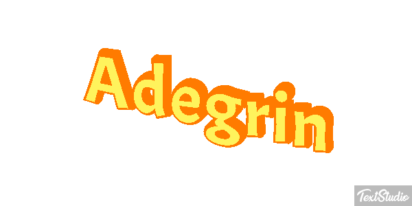 Adegrin Текстовый эффект