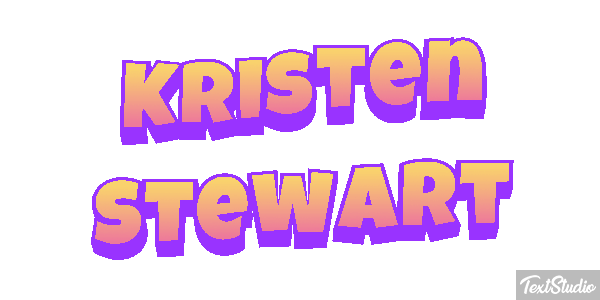 Kristen Stewart Efecto de texto