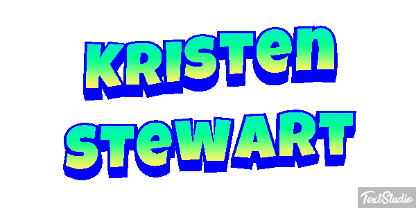 Kristen Stewart Efecto de texto