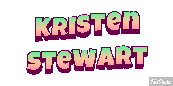 Kristen Stewart Efecto de texto